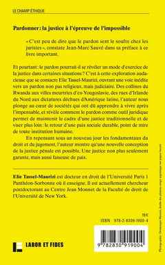 Pardonner : la justice à l'épreuve de l'impossible ?