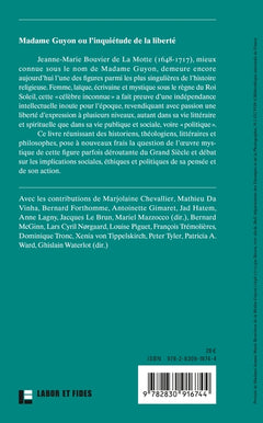 Madame Guyon ou  l'inquiétude de la liberté