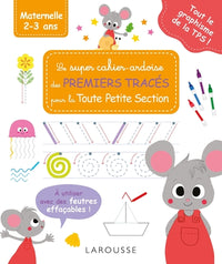 Mon super cahier ardoise toute petite section premiers tracés