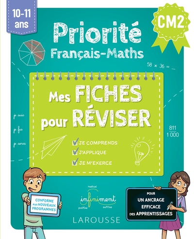 Priorité Français Maths - Mes Fiches pour réviser - CM2
