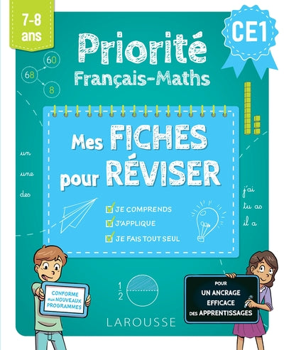 Priorité Français Maths - Mes Fiches pour réviser - CE1