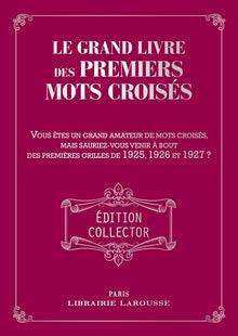 Le Grand livre des premiers mots croisés