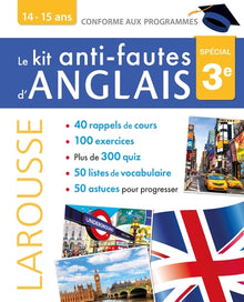 Kit anti-fautes d'anglais 3e