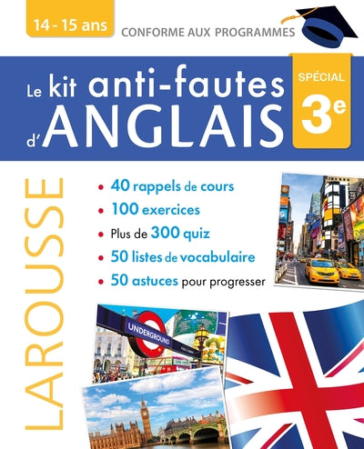 Kit anti-fautes d'anglais 3e