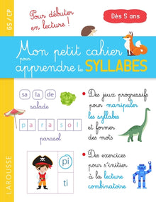 Mon petit cahier pour apprendre les syllabes