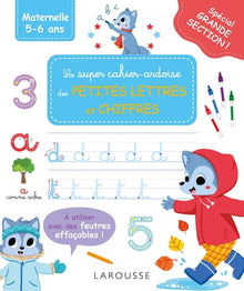 Mon super cahier ardoise grande section - Petites lettres - Chiffres