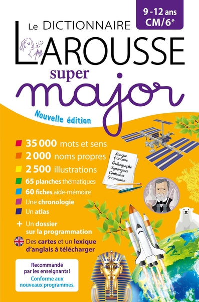 Larousse dictionnaire Super major 9/12 ans