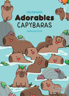 Coloriages - Adorables capybaras