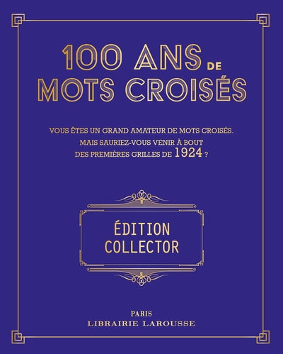 100 ans de mots croisés