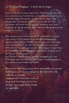 LA BOUTIQUE MAGIQUE FORCE THÉLINDRA À OUVRIR UNE ÉCOLE DE MAGIE T2 DYS