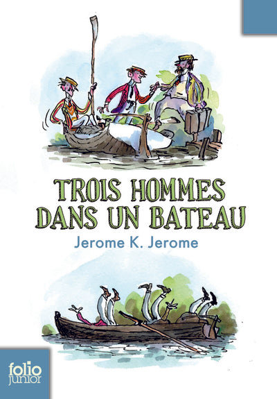Trois hommes dans un bateau