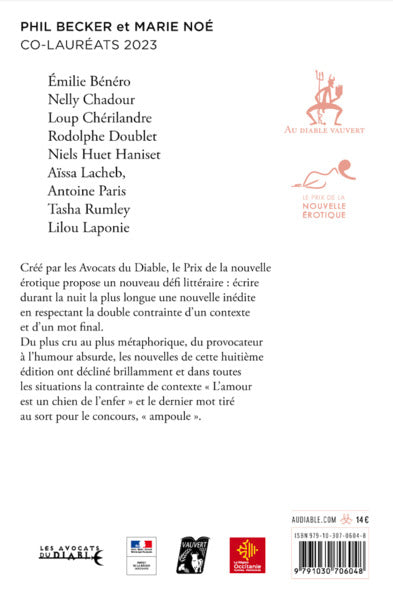 L'amour est un chien de l'enfer et autres nouvelles du prix de la nouvelle érotique 2023