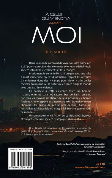 À celui qui viendra après moi