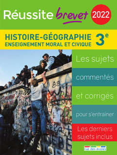 Réussite brevet 2022 - Histoire-géographie 3e