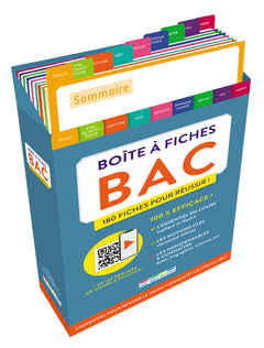 Boîte à fiches bac: 180 fiches pour réussir !
