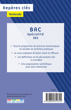 Repères clés bac spécialité SES