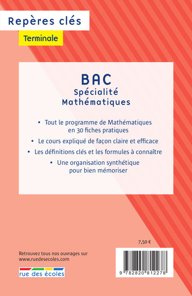 Repères clés bac spécialité mathématiques