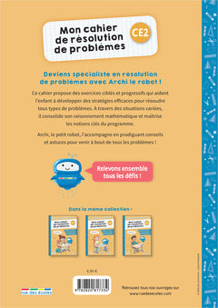 Mon cahier de résolution de problèmes CE2