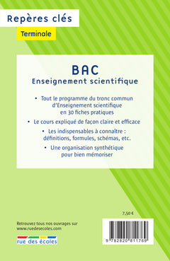 Repères clés bac Enseignement scientifique
