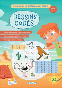 Dessins codés - J'apprends à me repérer dans l'espace !