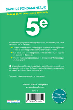 Savoirs fondamentaux 5e - Toutes les matières
