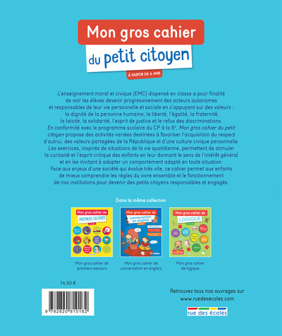 Mon gros cahier du petit citoyen