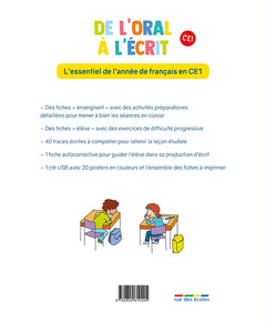 De l'oral à l'écrit CE1
