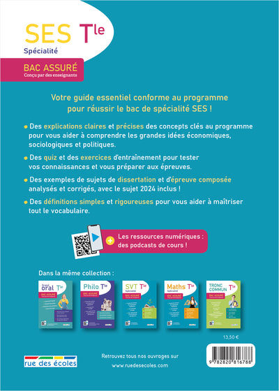 Bac assuré - Spécialité SES - Terminale