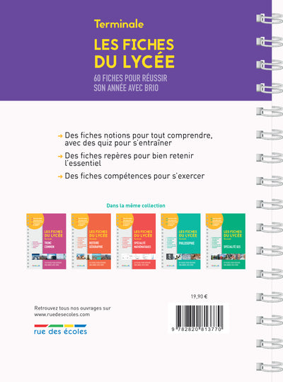 Les fiches du lycée - Terminale - Enseignement scientifique