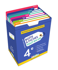 Boîte à fiches - Tout-en-un - 4e