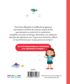 Mes fiches d’entraînement effaçables - Numération et Calcul - GS-CP