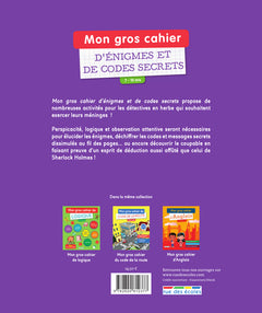 Mon gros cahier d'énigmes et de codes secrets
