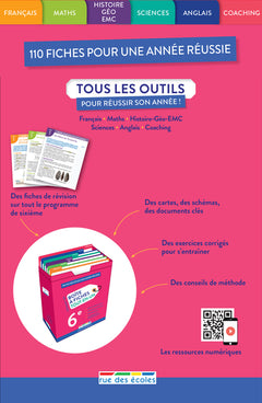 Boîte à fiches tout-en-un 6e