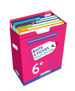 Boîte à fiches tout-en-un 6e
