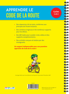 Apprendre le Code de la route cycles 1 et 2