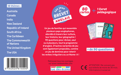 Les jeux du Brevet Anglais