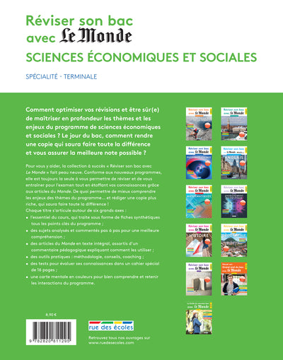 Réviser son bac avec Le Monde 2021 : Spécialité SES, Terminale, Nouveau programme