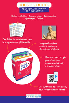 Boîte à fiches - Bac de philo: 80 fiches pour réussir à l'épreuve !