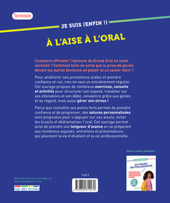 Je suis (enfin !) à l’aise à l’oral