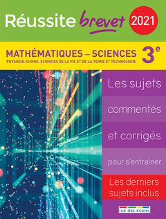 Réussite-brevet 2021 - Brevet mathématiques-sciences