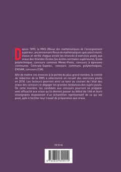 1300 énoncés d'exercices oraux issu des concours d'entrée aux grandes écoles: concours cpge scientifiques