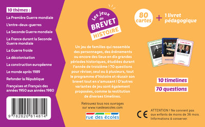 Les jeux du Brevet Histoire