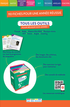 Boîte à fiches Tout-en-un 5e