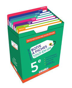 Boîte à fiches Tout-en-un 5e