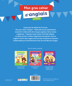 Mon gros cahier d'anglais maternelle