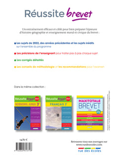 Réussite brevet 2023 histoire-géographie-EMC 3e