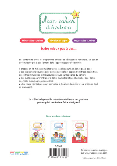 Mon cahier d'écriture CP