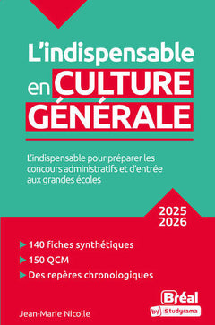 L'indispensable en culture générale 2025-2026
