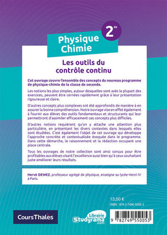 Physique-chimie Seconde 2de: Les outils du contrôle continu