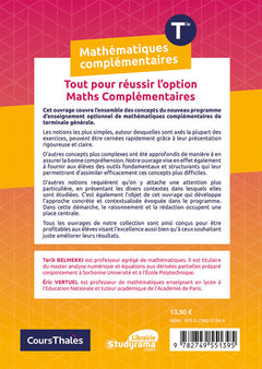 Enseignement optionnel mathématiques complémentaires terminale